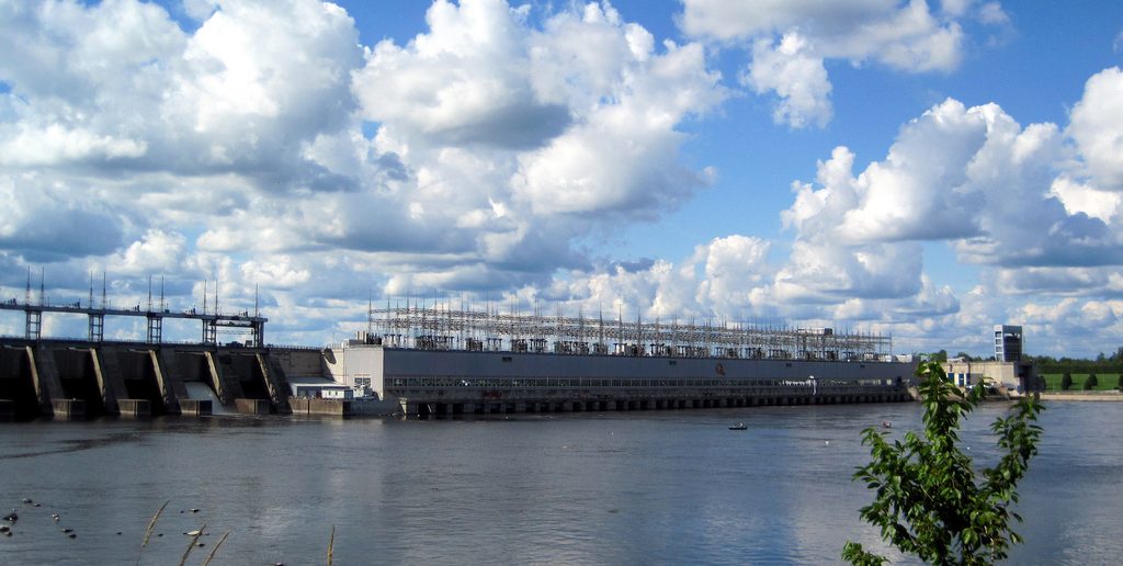 Carillon Hydro-electric Dam, Pointe Fortune, Quebec.