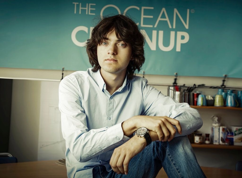 Boyan Slat, créateur du dispositif Ocean Cleanup